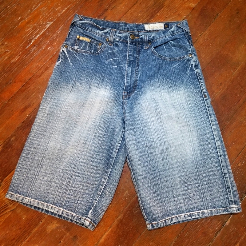 Attitude Denim Shorts Mens 32